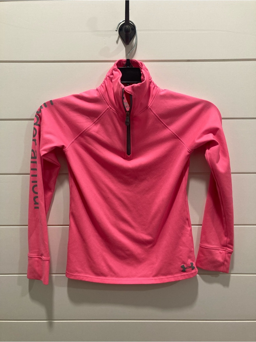 Under Armour  Hot Pink Quarter-Zip Pullover